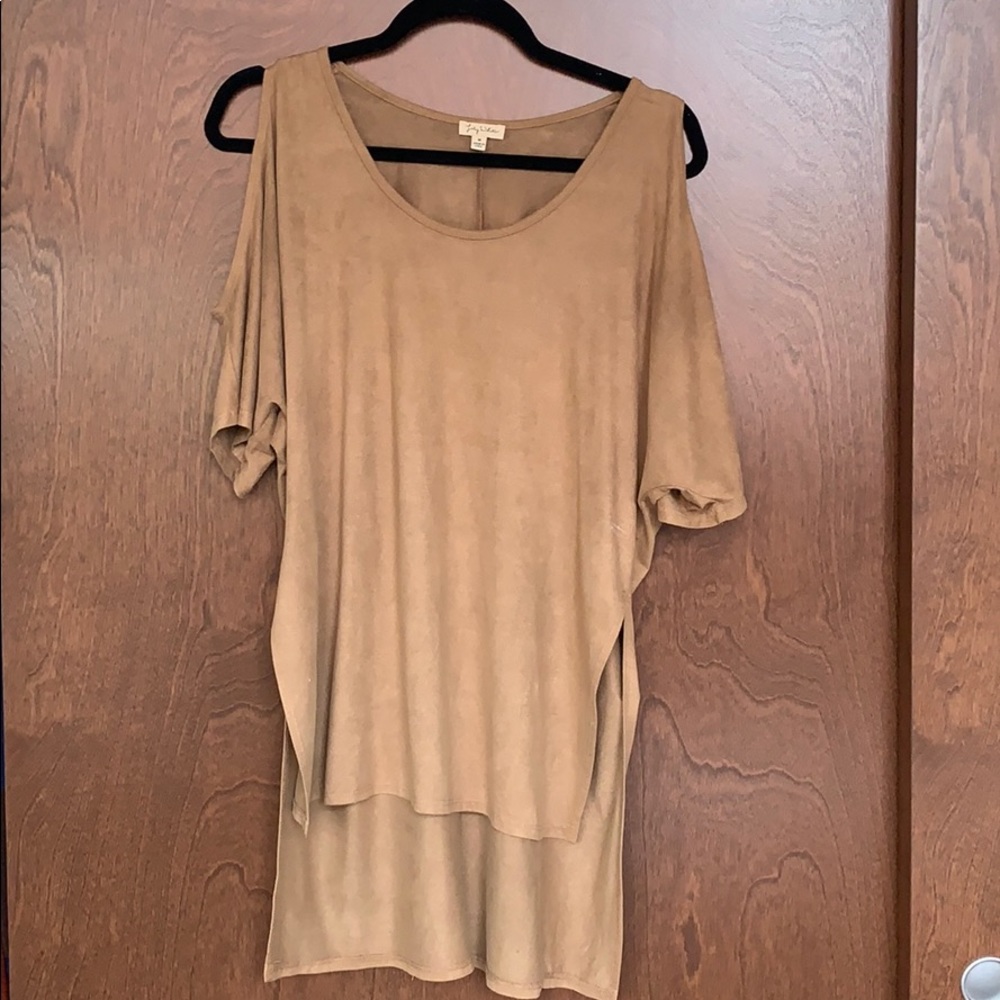 Suede top